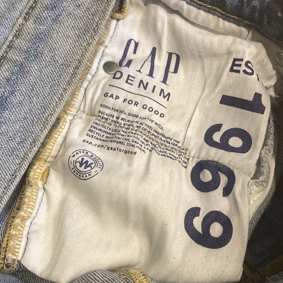 Mom jeans, vintage, light blue, mid-rise - Picture 3 of 3